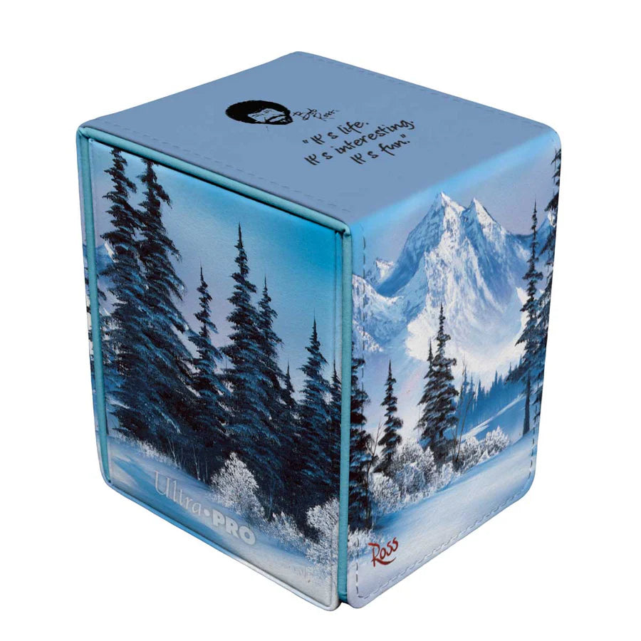 Ultra Pro Alcove Flip Box Bob Ross Winter Paradise