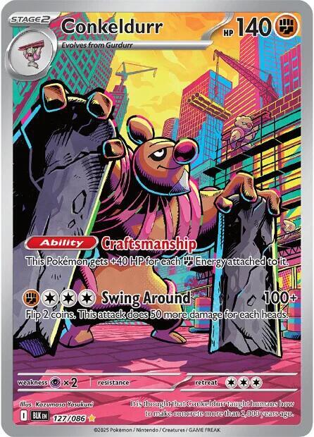 Conkeldurr - 127/086 - SV: Black Bolt (BLK)