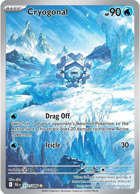 Cryogonal - 111/086 - SV: Black Bolt (BLK)