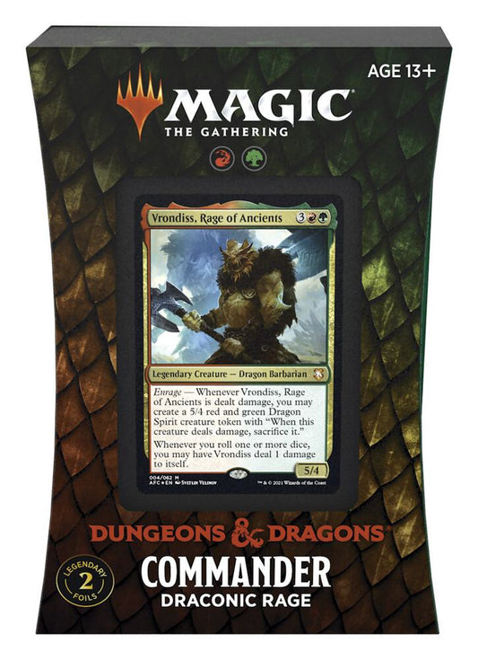 Adventures in the Forgotten Realms - Draconic Rage Commander Deck - Commander: Adventures in the Forgotten Realms (AFC)