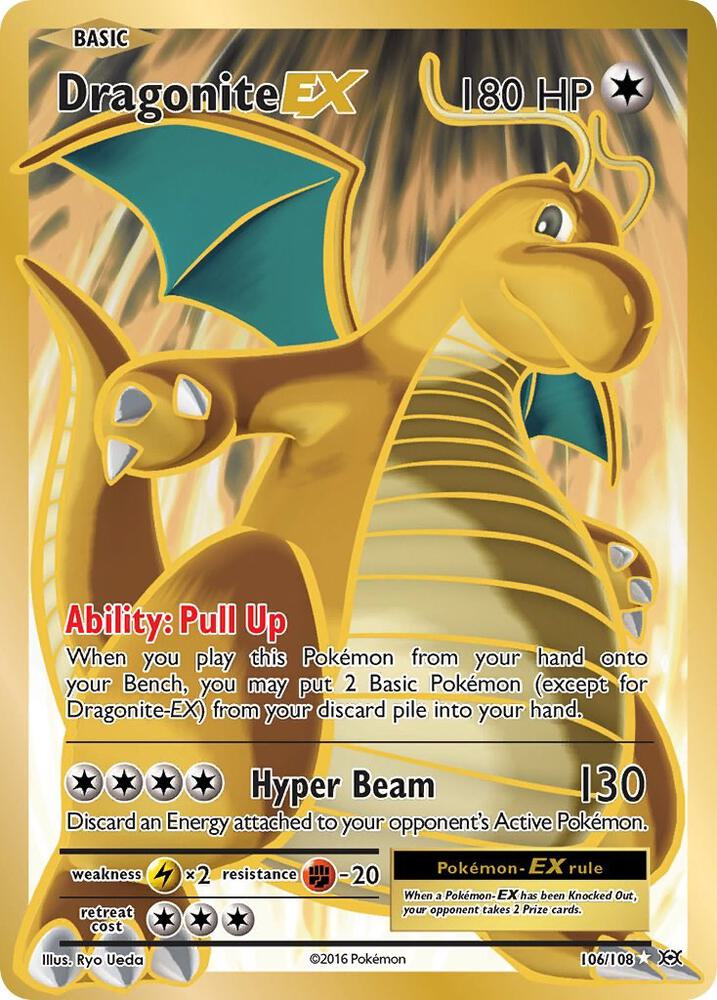 Dragonite EX (Full Art) - XY - Evolutions (EVO)