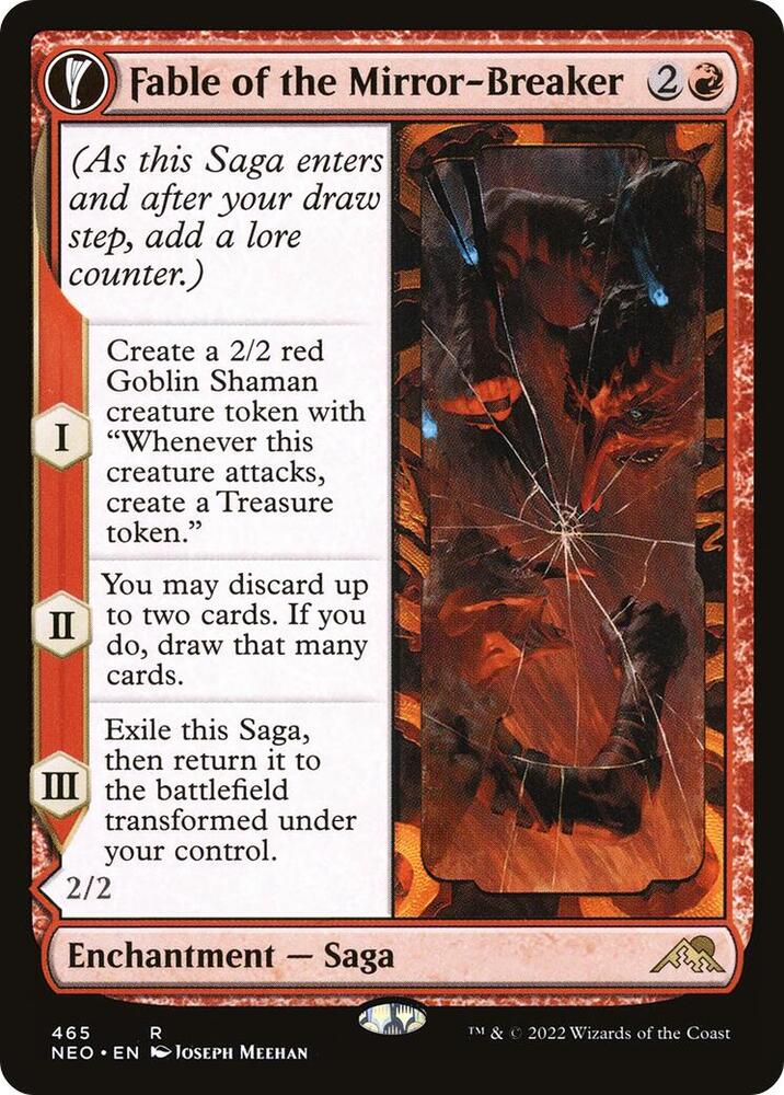 Fable of the Mirror-Breaker (Extended Art) - Kamigawa: Neon Dynasty (NEO)