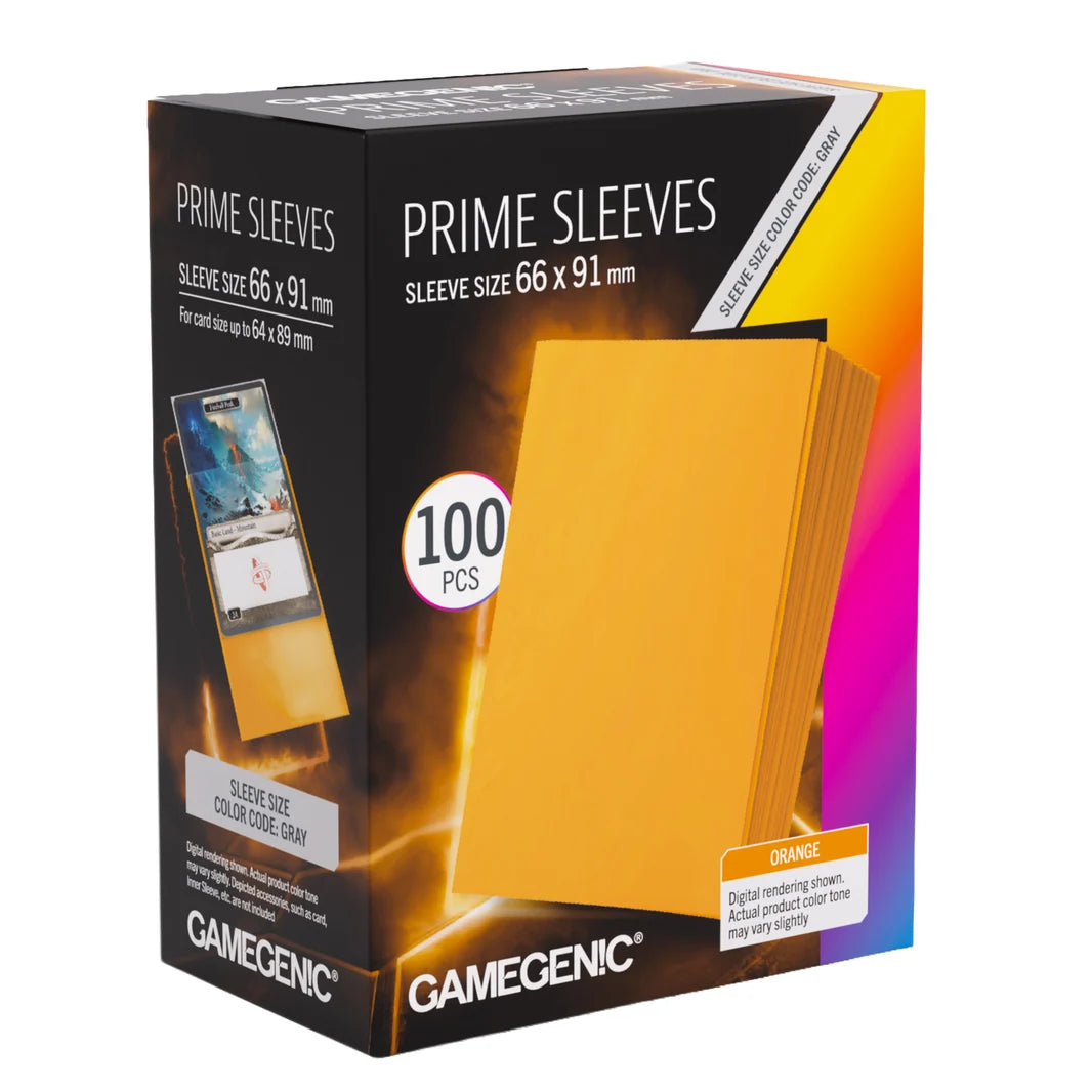 Prime Sleeves Orange 66x91