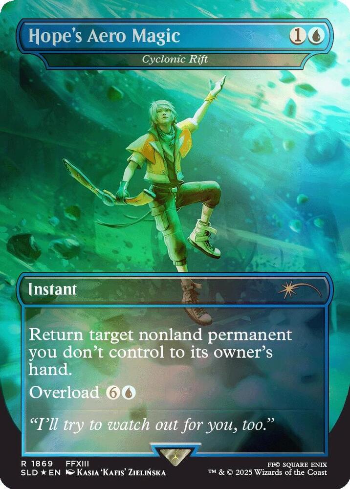 Hope's Aero Magic - Cyclonic Rift (Rainbow Foil) - Secret Lair Drop Series (SLD)