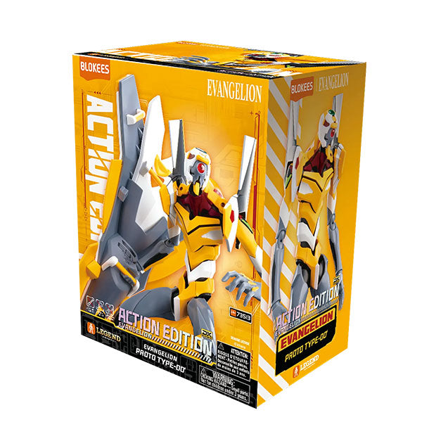 Evangelion Blokees: 6.7-inch Legend Edition Model Kit- LE03 Proto Type -00