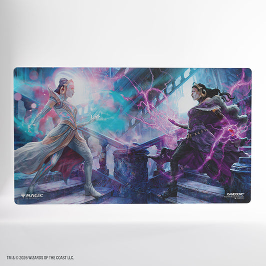 Playmat: MTG Shiny- Reality Fracture- Liliana, Devoted Healer/Liliana, Callous Necromancer