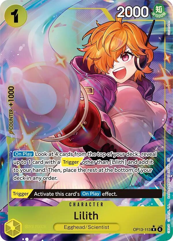 Lilith (Alternate Art) - Carrying On His Will (OP13)