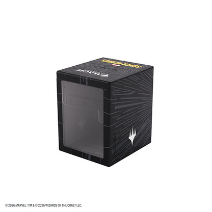 Deckbox: MTG Bastion 100+ XL- Marvel Super Heroes- Comic Burst Black