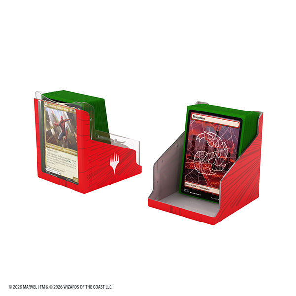 Deckbox: MTG Bastion 100+ XL- Marvel Super Heroes- Comic Burst Red