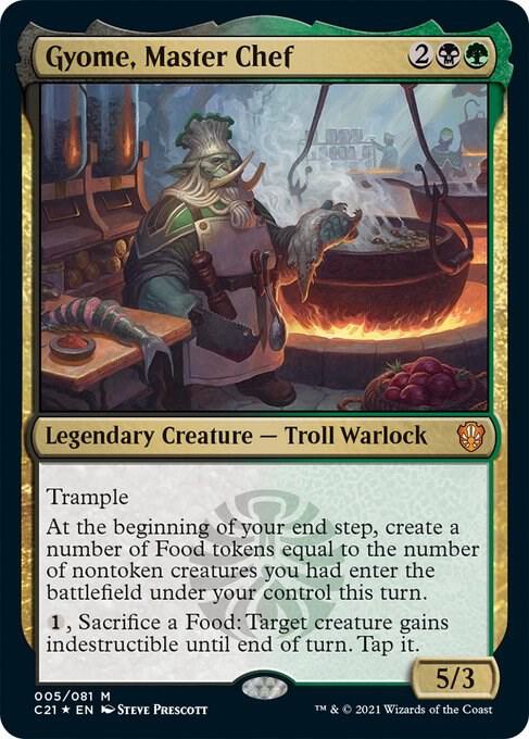 Gyome, Master Chef - Commander 2021 (C21)
