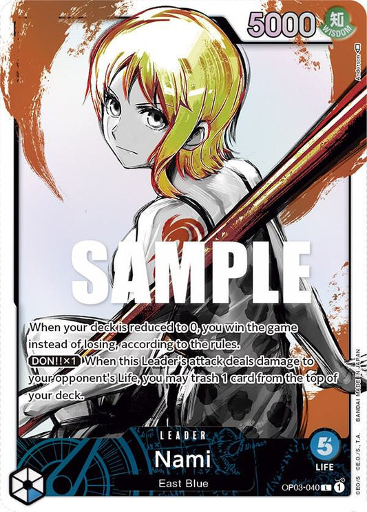 Nami (040) (Alternate Art) - Pillars of Strength (OP03)
