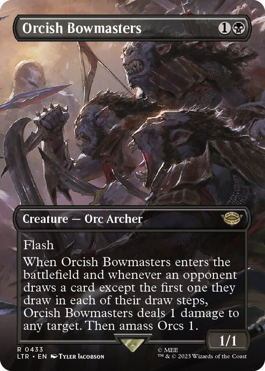 Orcish Bowmasters (Borderless) - Universes Beyond: The Lord of the Rings: Tales of Middle-earth (LTR)