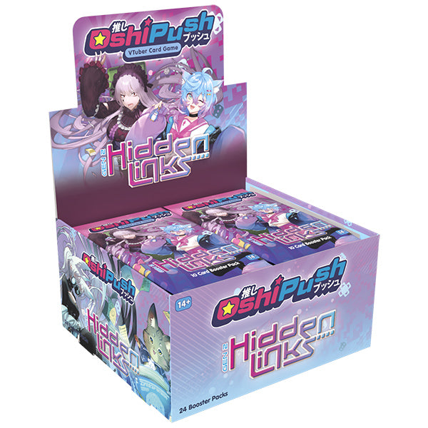 Oshi Push TCG: Gen Two Hidden Links- Booster Box Display