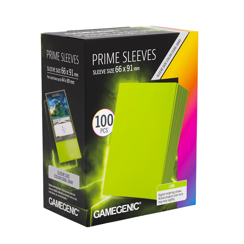 Prime Sleeves Lime 66x91