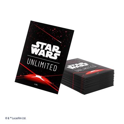 Star Wars: Unlimited Art Sleeves - Cardback Red