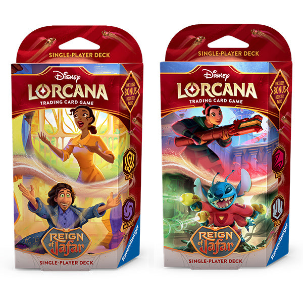 Disney Lorcana: Reign of Jafar Starter Deck (Ruby & Steel)