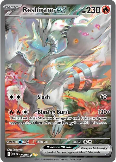 Reshiram ex - 166/086 - SV: White Flare (WHT)