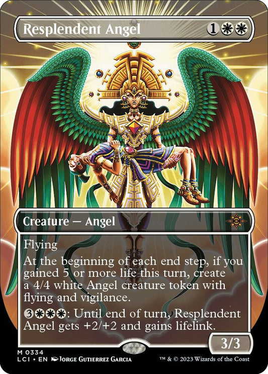 Resplendent Angel (Borderless) - The Lost Caverns of Ixalan (LCI)