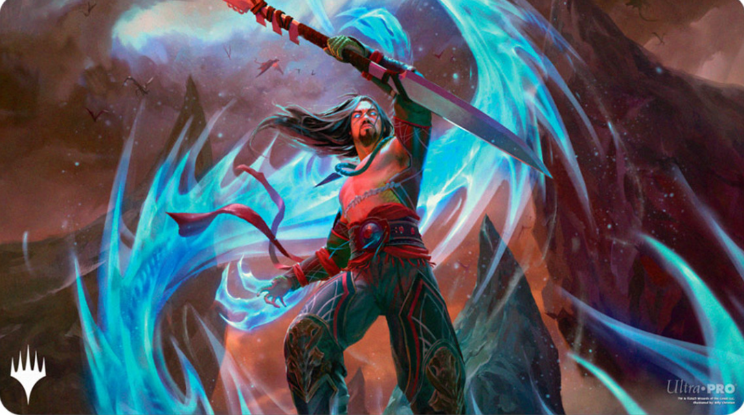Playmat: Magic the Gathering: Tarkir Dragonstorm: Sarkhan, Dragon Ascendant