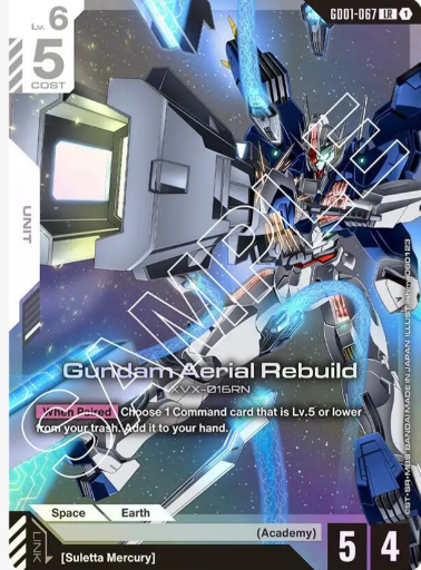 Gundam Aerial Rebuild - Newtype Rising (GD01)