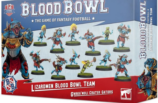 Warhammer: Lizardmen Blood Bowl Team – Gwaka'moli Crater Gators