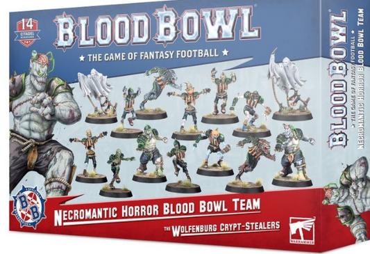 Warhammer: Necromantic Horror Blood Bowl Team – The Wolfenburg Crypt-stealers
