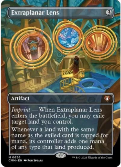 Extraplanar Lens (Borderless) - Commander Masters (CMM)