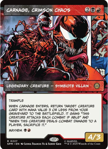 Carnage, Crimson Chaos (Borderless) - Marvel's Spider-Man (SPM)
