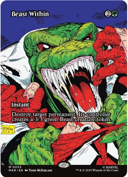 Beast Within (Borderless) - Marvel Universe Eternal-Legal (MAR)