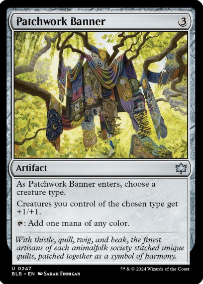 Patchwork Banner - Bloomburrow (BLB)