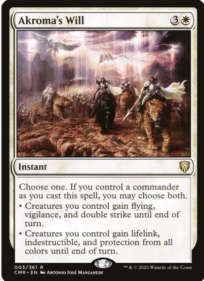 Akroma's Will - Commander Legends (CMR)