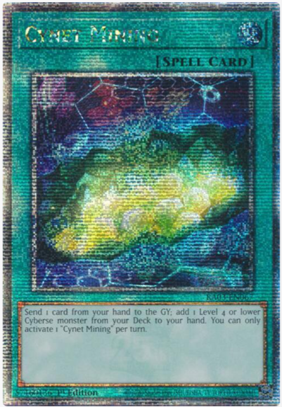 Cynet Mining (Quarter Century Secret Rare) - Quarter Century Bonanza