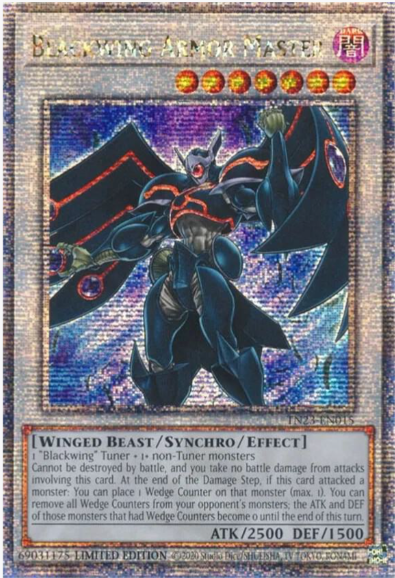 Blackwing Armor Master (Quarter Century Secret Rare) - 25th Anniversary Tin: Dueling Heroes (TN23)
