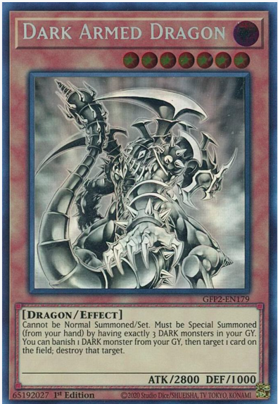 Dark Armed Dragon (Ghost Rare) - Ghosts From the Past: The 2nd Haunting (GFP2)