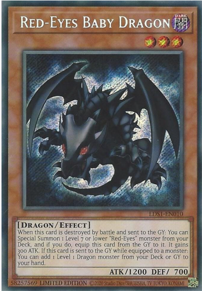 Red-Eyes Baby Dragon - Legendary Duelists: Season 1 (LDS1)