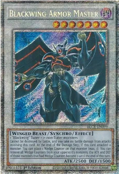 Blackwing Armor Master (Starlight Rare) - Battles of Legend: Crystal Revenge (BLCR)