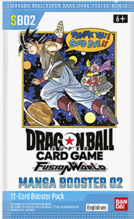 Dragon Ball Super: Fusion World: Manga Booster 02 Booster Pack - Manga Booster 02 (SB02)