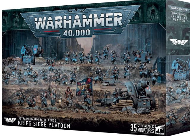 Warhammer 40K: Astra Militarum Battleforce: Krieg Siege Platoon