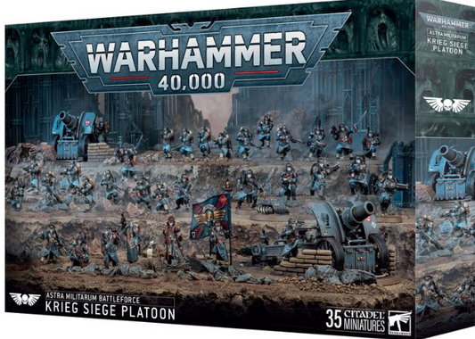 Warhammer 40K: Astra Militarum Battleforce: Krieg Siege Platoon