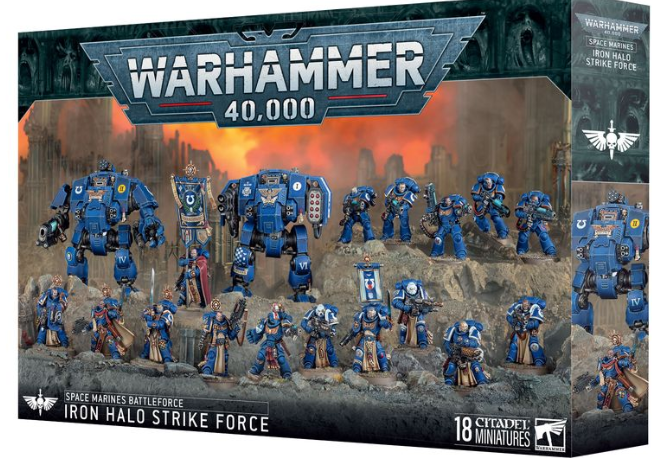 Warhammer 40K: Space Marines Battleforce: Iron Halo Strike Force