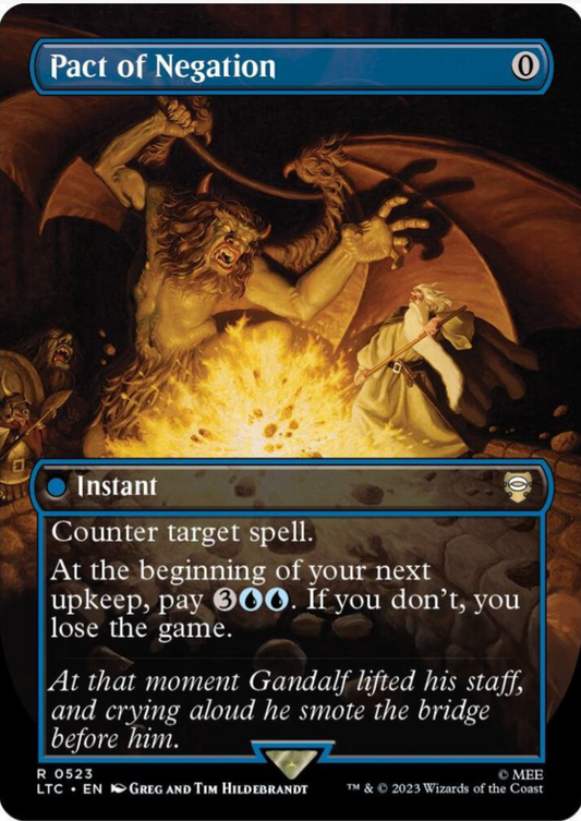 Pact of Negation (Borderless) - Commander: The Lord of the Rings: Tales of Middle-earth (LTC)