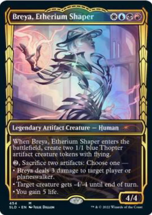 Breya, Etherium Shaper (Gilded Foil) - Secret Lair Drop Series (SLD)