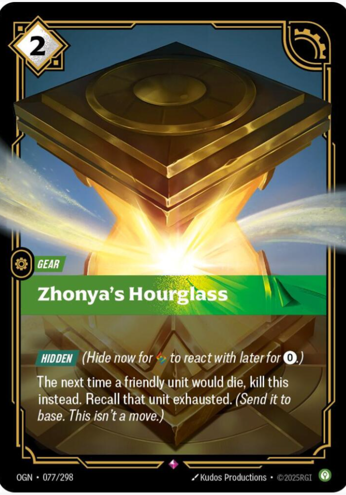 Riftbound: Zhonya's Hourglass - Origins (OGN)