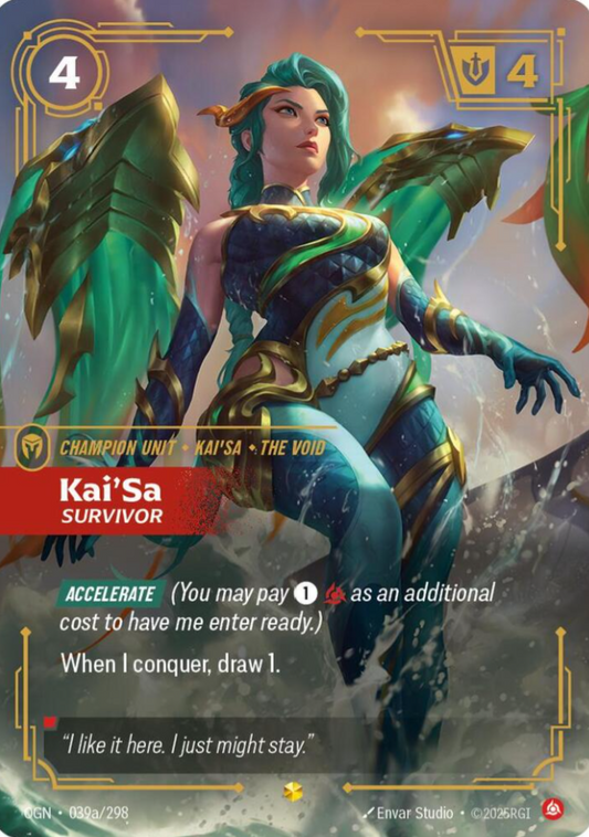 Riftbound: Kai'Sa - Survivor (Alternate Art) - Origins (OGN)