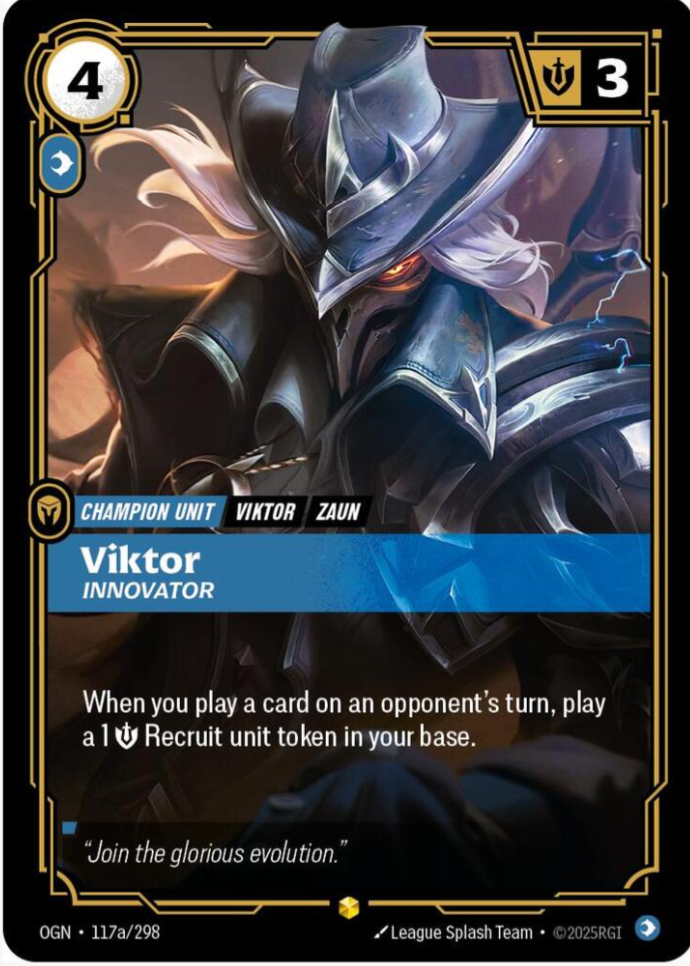 Riftbound: Viktor - Innovator (Alternate Art) - Origins (OGN)