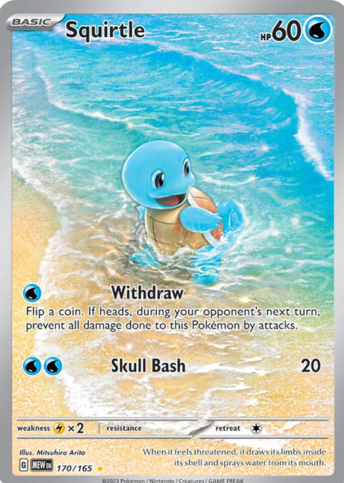 Squirtle - 170/165 - SV: Scarlet & Violet 151 (MEW)