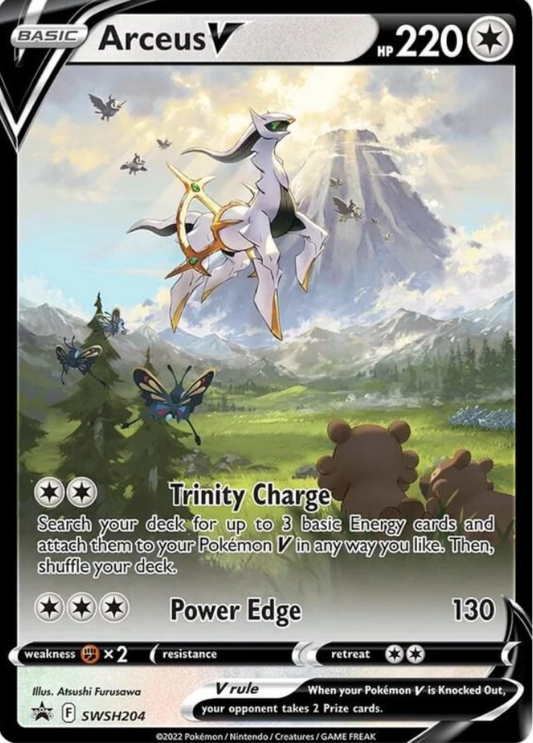 Arceus V - SWSH204 - SWSH: Sword & Shield Promo Cards (SWSD)