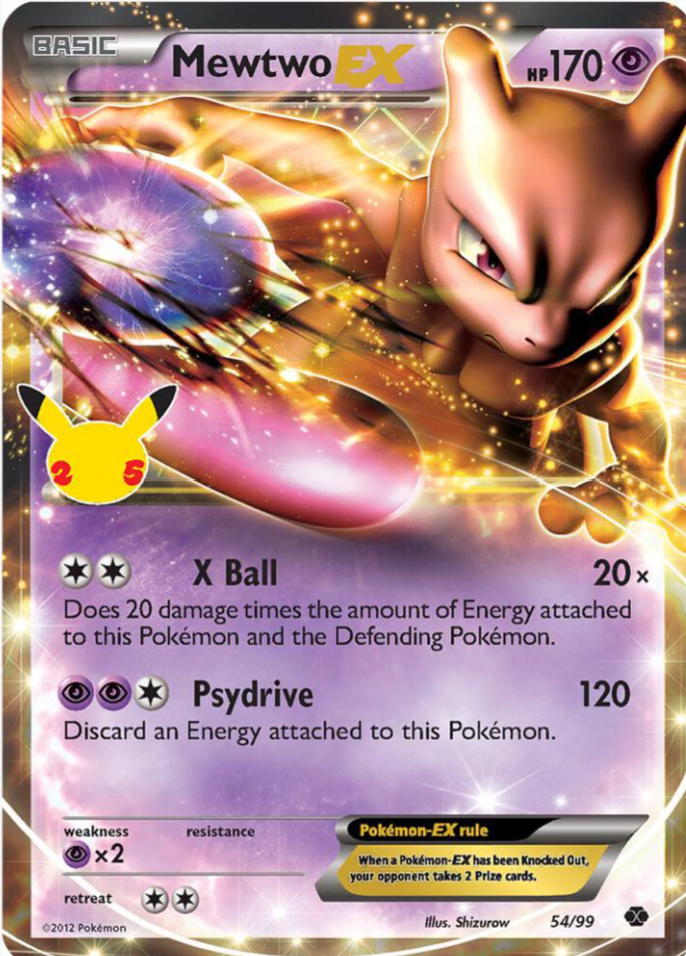 Mewtwo EX - Celebrations: Classic Collection (CCC)