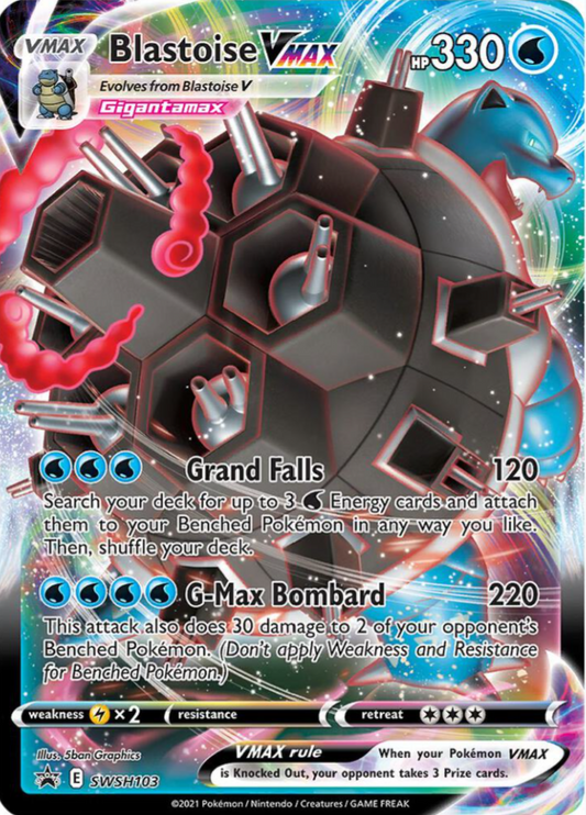 Blastoise VMAX - SWSH103 - SWSH: Sword & Shield Promo Cards (SWSD)
