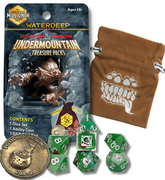Undermountain Treasure Pack Dice Set PDQ 2025